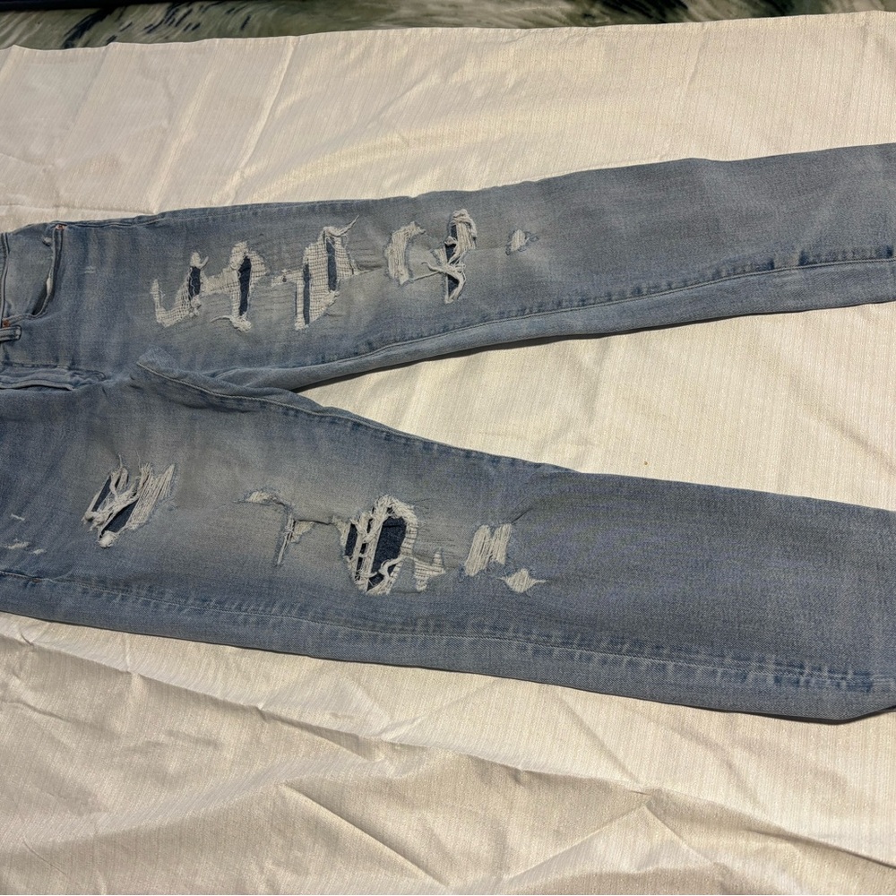 American Eagle Outfitters Gray Skinny Jeans